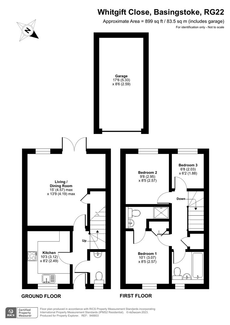 Property details for Whitgift Close, Beggarwood Price Guide £340,000